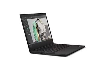 Lenovo ThinkPad Edge E490 Laptop 8th Generation i3 8265U 1.6Ghz 8GB RAM 256GB SSD, 14.0 HD Display Keyboard English Arabic Sticker Windows 10 Pro - Black