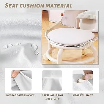 Modern Home Furniture Mobile Seat Mini Chair Living Room Sofa Footstool - Random color