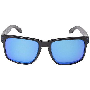 Oakley Holbrook Prizm Sapphire Polarized Square Men's Sunglasses (OO9102) Matte Black