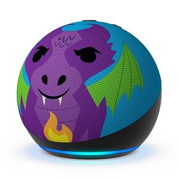 Amazn Echo Dot 5th Gen Smart Speaker (Kids Edition) Dragon