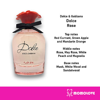 Dolce & Gabbana Dolce Rose (W) EDT 75ML Tester