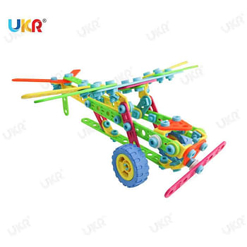 UKR Build & Play 10 Models 179 Pcs | Educational Building Toys | cars | Helicopter | Airplanes | Motorbike