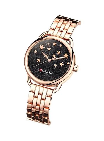 Women's Stainless Steel Analog Watch 9013 - 36 mm - Rose Gold