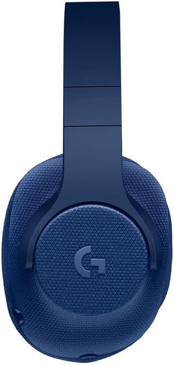 Logitech G433 7.1 Surround Gaming Headset, DTS Headphone:X 3D Positional Audio, 40 mm Pro-G Audio Drivers, Lightweight, Strong, USB and 3.5 mm Audio Jack, PC/Mac/Nintendo Switch/PS4/Xbox One-Blue