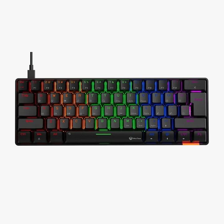 MK005 Hotswap 60 Custom RGB Backlit Mini 61 Keys 60% Gaming Mechanical Keyboard For Computer