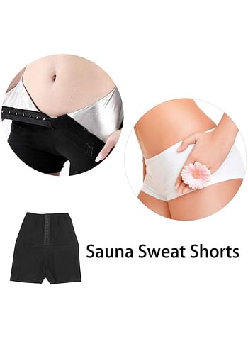 Sauna Shorts Sweat Wicking Yoga Shorts Hot Sweat Shorts for Intense Workouts, Tummy Control Workout Bottoms for Body Shaping