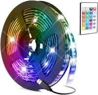 LED Light Strip 16 Color Changing Waterproof Strip Lights with Remote Control