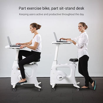 Flexispot Desk Exercise Bike - White