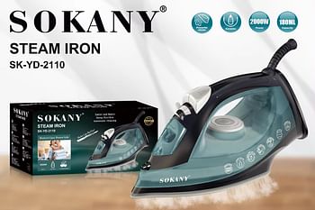 Sokany High Quality Household Electric Iron 2000w High Power Steamer Iron  SK-YD-2110