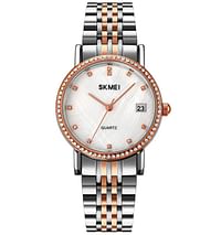 SKMEI 1830 Stainless Steel Band Zinc Alloy Dial Watches For Women .