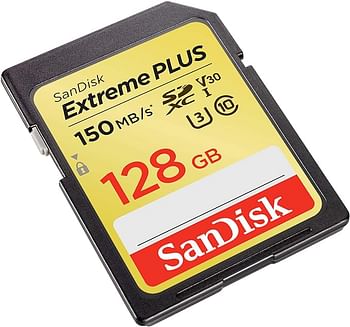 SanDisk Memory Card SD Extreme Plus 190MB/S 128GB