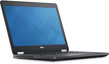 Dell Fast Latitude E5470 HD Business Laptop Notebook PC Intel Core i5-6300U 14 Inches 512GB - 8GB RAM Solid State SSD HDMI Camera Wi-Fi SC Card Reader Win 10 Professional Keyboard English/Arabic - Black