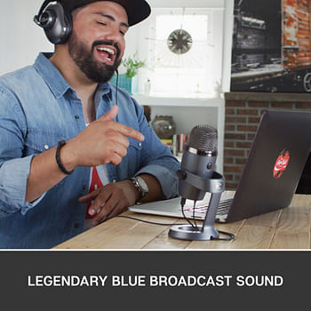 Blue Yeti Nano Wired Multi Premium USB Condenser Microphone 988-000088 - Grey