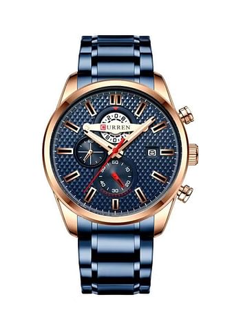 Men's Water-Resistant Chronograph Watch 8352 - 47 mm - Blue