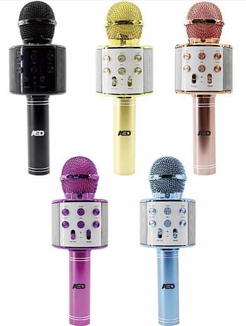 Karaoke Wireless Microphone with Speaker ASD-178 purple