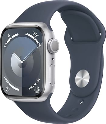 Apple Smart Watch Series 9 41MM/SM (MR903LW/A) Silver Aluminum / Storm Blue