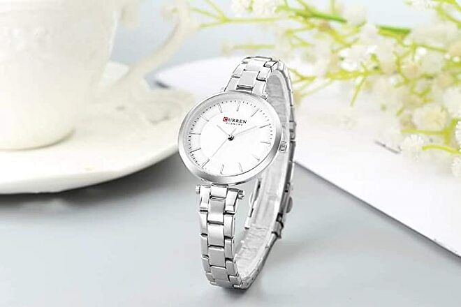 CURREN 9054 Original Brand Stainless Steel Band Wrist  Watch  For Women With  Box .