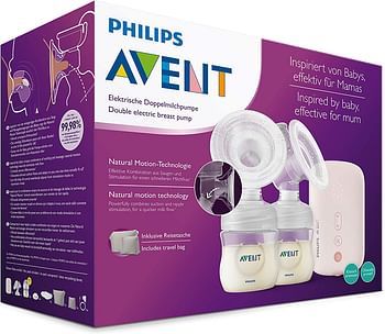 PHILIPS Avent Double Electric Breast Pump, or Quicker and Personalised Milk Expression, Corded Use