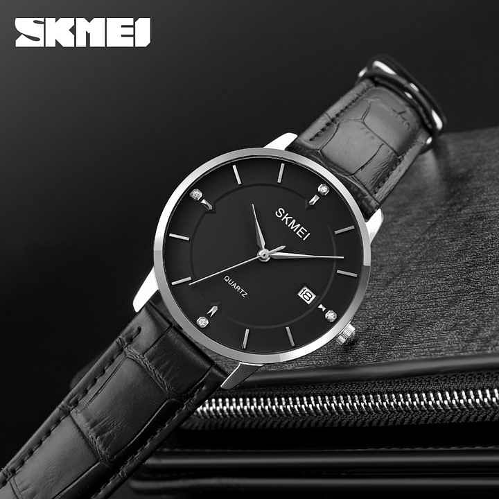 Skmei 1801 Men Luxury Quartz Wrist Watches Casual Fashion Leather Watches