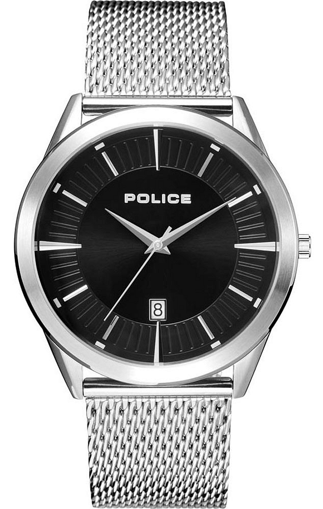 Police Patriot PL15305JS/02MM - Silver and Black