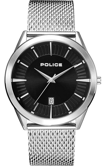 Police Patriot PL15305JS/02MM - Silver and Black