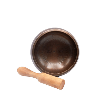 Authentic Himalayan Antique Singing Bowl Single Set Handcrafted in Nepal (413 grams) Includes Traditional Wooden Striker – Ideal for Healing, Mindfulness, Meditation, and Yoga