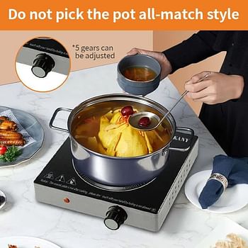 sokany 2000W electric stove adjustable temperature electric stove multifunctional cooking electric stove for Office,on the Go and Home sk-231