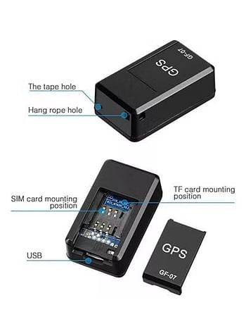 جهاز تتبع مغناطيسي GF07 Mini GPS لتحديد موقع السيارة GSM / GPRS