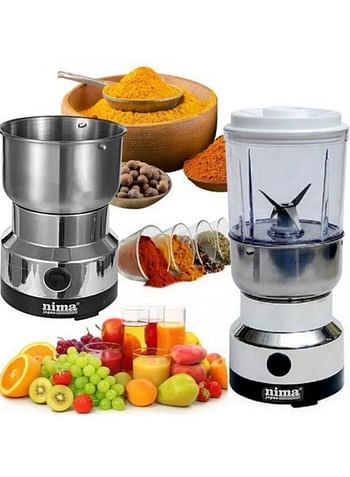 2 in 1 Food Processor Vegetable Electric Double Layers Blender Electric Coffee Grinder