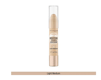 Maybelline New York Dream Brightening Creamy Concealer, 30 Light/Medium, 0.11 Ounce