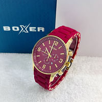 Boxer 070 Men's Stainless Steel Analog Watch / Red