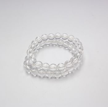 Natural Himalayan Clear Quartz Crystal Bracelet