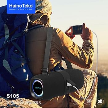 Haino Teko S105 Portable Speaker with power bank function - Black