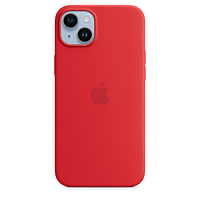جراب سيليكون لهاتف iPhone 14 Plus مزود بـ MagSafe - أحمر (PRODUCT)