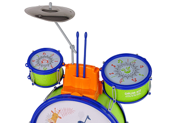 Kids Drum Kit，Toddler Jazz Drum Green