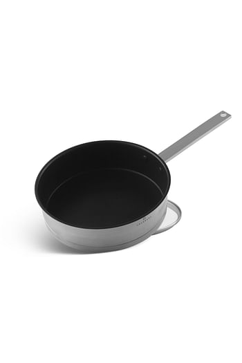 EDENBERG 12-piece Stainless Steel Cookware Set with Non-stick Pan | Stainless Steel Cookware | Stainless Steel Fry Pan |Stove Top Cooking Pot| Cast Iron Deep Pot| Butter Pot| Chamber Pot with Lid