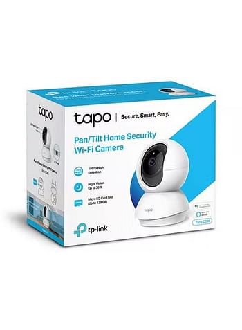 Tapo C200 Pan Tilt Home Security Wi-Fi Camera White