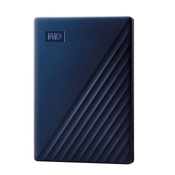 Western Digital Chromebook Hard Driver USB 3.0 Portable 2TB  (WDBB7B0020BBL-WEWM) Navy Blue