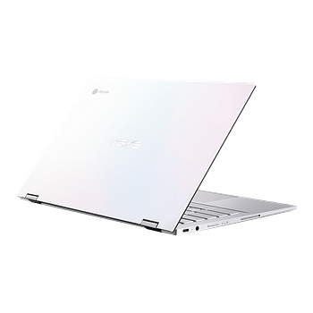 Asus Chromebook Flip C436-Ultra lightweight Powerfull Chromebook Laptop- 10th Gen Core i7 - 16GB Ram -256GB NVme SSD- PlayStore-14'' 2 in 1 -4 Sided Nano Edge FHD Display- Finger print - Backlit Keyboard- Wifi 6- Upto 10 hours Battery-Aerogel White Silver