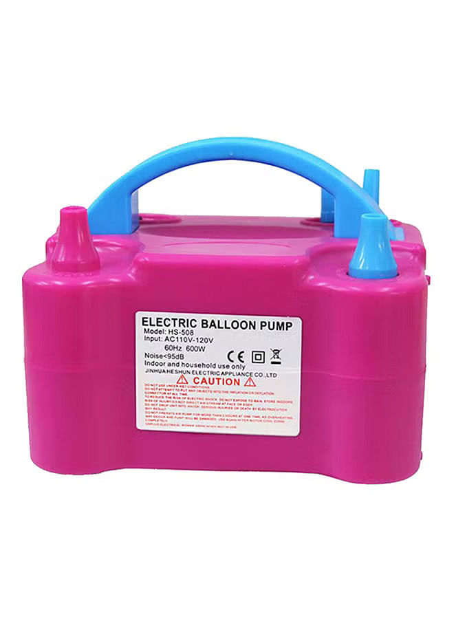 Electric Balloon Blower Pump Durable Lightweight Sturdy Unique Detailed Design