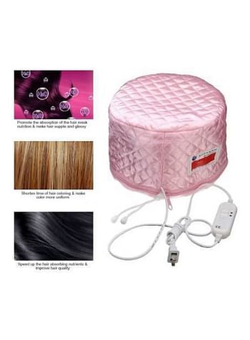 Electric Thermal Hair Cap Pink