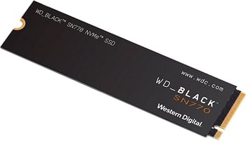 Western Digital Internal Hard Drive SN770 NVMe SSD 1TB (WDBBDL0010BNC-WRWM) - Black
