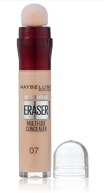 Maybelline Instant Anti Age Eraser Eye Concealer, Dark Circles and Blemish Concealer, Ultra Blendable Formula, 00 Ivory