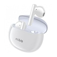 Mibro Earbuds 2 - Bluetooth Headset 2 TWS 5.3 IPX5 Waterproof ENC HD Handset Wireless Touch Screen Headset Noise Control (White)
