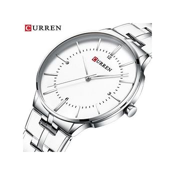 Curren 8321 Stainless Steel Wristwatch - Silver