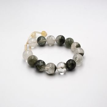 Natural Himalayan Clear Quartz Crystal Bracelet - Hand Picked Nepal