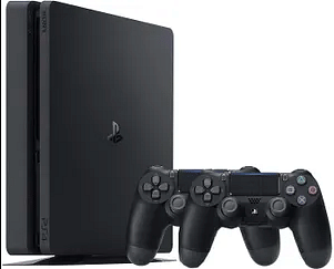 Sony PlayStation 4 Slim 1000 GB + 2 controllers FREE and 1 game