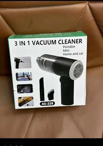 Portable Handheld Car Vacuum Cleaner with USB dust Buster, Cordless Powerful Suction Cleaner, Light-Weight Vacuum for Home Bedroom Floor and Shower Room Carpet Use