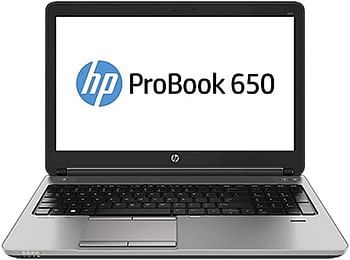 كمبيوتر محمول HP ProBook 650 G2 Renewed Business | وحدة المعالجة المركزية Intel Core i5-6th Generation CPU | 8 جيجا رام | 256 جيجا بايت SSD | شاشة مقاس 15.6 بوصة | نظام التشغيل Windows 10 Pro | 15 يومًا من الضمان الذهبي لتكنولوجيا المعلومات