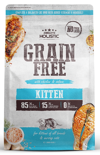 Absolute Holistic Grain Free Cat Food Kitten 4.54kg U1177